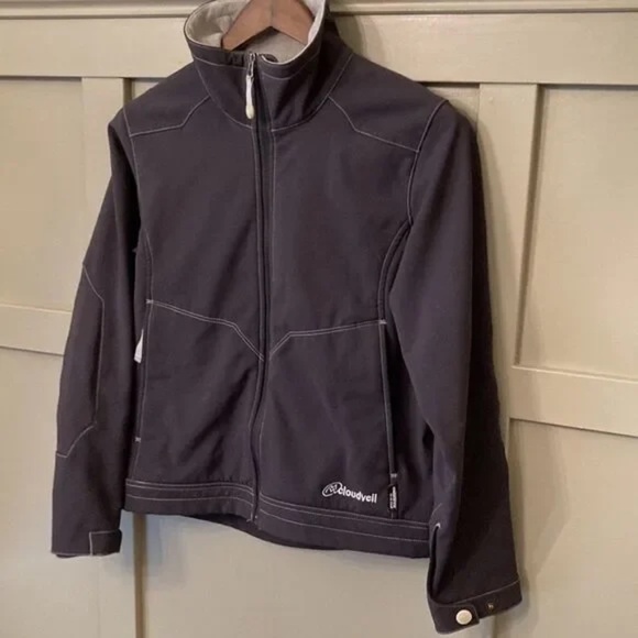 Cloudveil Windstopper Head Wall Soft Shell Full Zip Jacket Coat Black Size Smal - Picture 7 of 11